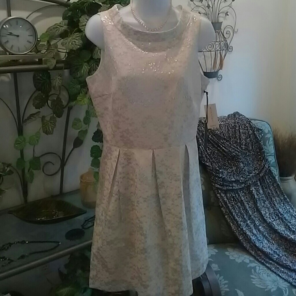 SALE Metallic Dress